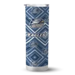 personalized-georgia-southern-eagles-zipper-leopard-blue-skinny-tumbler-best-selling.webp