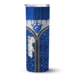 personalized-georgia-state-panthers-sparkle-drip-blue-skinny-tumbler-best-selling.webp