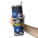 personalized-georgia-state-panthers-yoda-camo-blue-black-skinny-tumbler-best-selling-1.webp