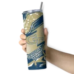personalized-georgia-tech-yellow-jackets-helmet-clash-gold-skinny-tumbler-best-selling.webp