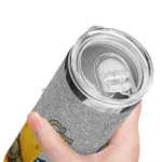 personalized georgia tech yellow jackets winnie the pooh gold gray skinny tumbler best selling 1 1.webp