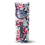 personalized-gonzaga-bulldogs-claw-marks-blue-white-skinny-tumbler-best-selling.webp