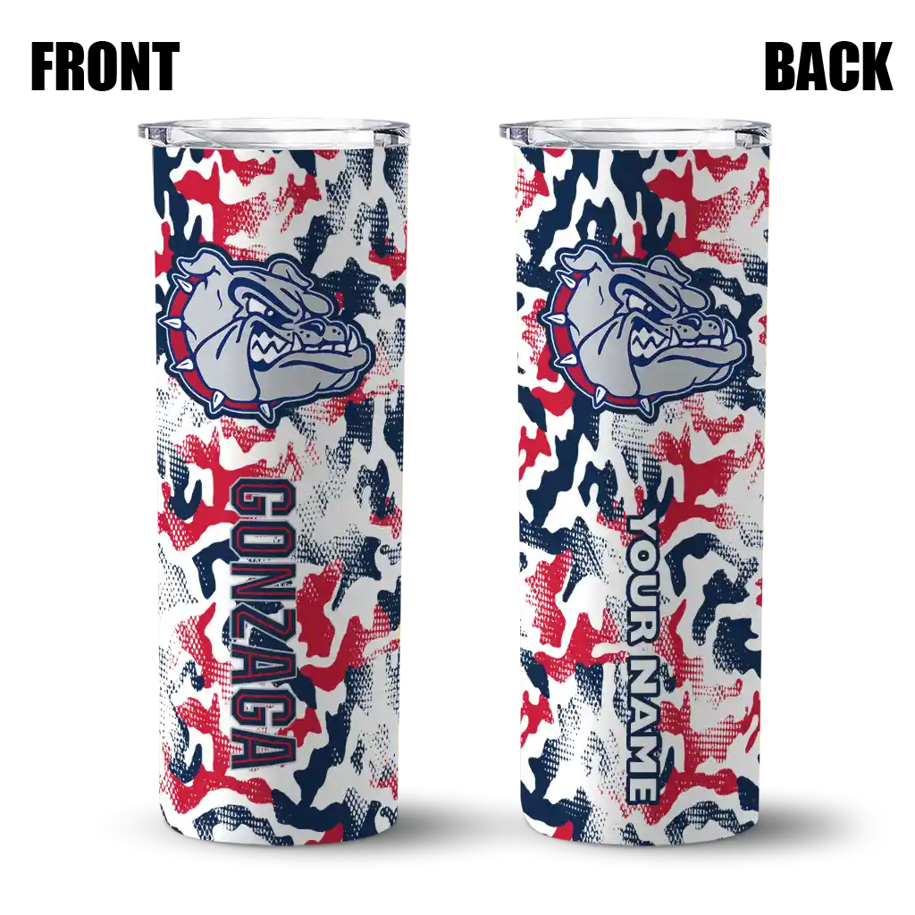 personalized-gonzaga-bulldogs-claw-marks-blue-white-skinny-tumbler-fashion-forward.webp