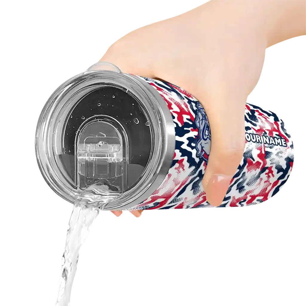 personalized-gonzaga-bulldogs-claw-marks-blue-white-skinny-tumbler-latest-model.webp