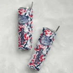 personalized-gonzaga-bulldogs-claw-marks-blue-white-skinny-tumbler-best-selling.webp