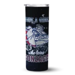 personalized-gonzaga-bulldogs-rose-romance-blue-black-skinny-tumbler-best-selling-1.webp