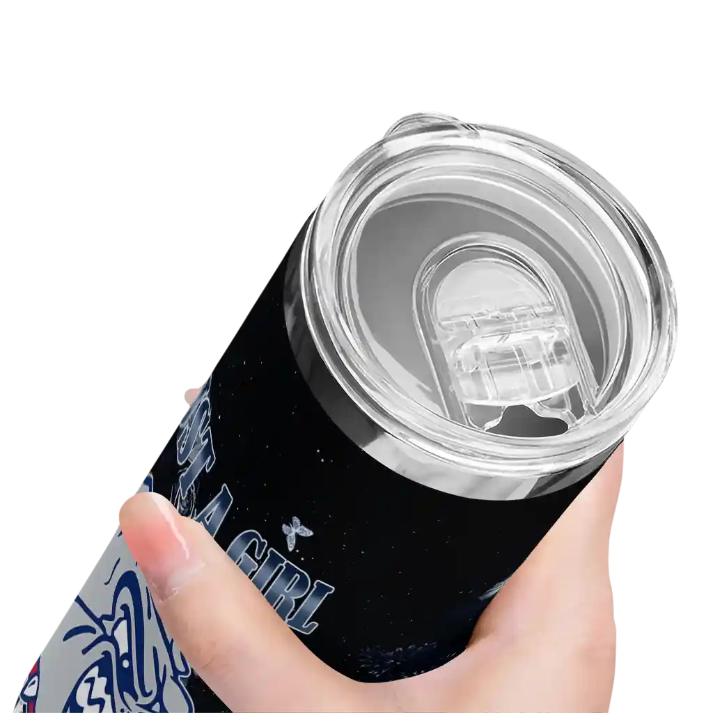personalized-gonzaga-bulldogs-rose-romance-blue-black-skinny-tumbler-high-quality.webp
