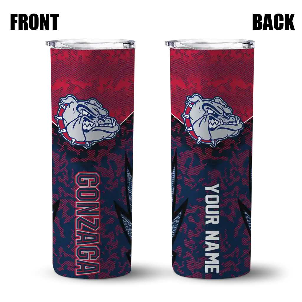 personalized-gonzaga-bulldogs-spiral-burst-print-blue-skinny-tumbler-fashion-forward.webp