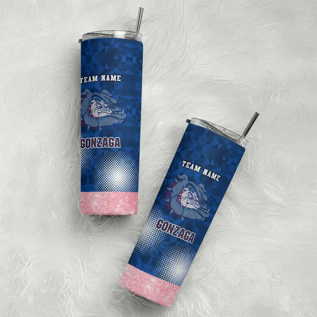 personalized-gonzaga-bulldogs-starburst-tiles-blue-skinny-tumbler-top-rated.webp