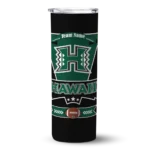 personalized-hawaii-rainbow-warriors-helmet-belt-green-black-skinny-tumbler-best-selling.webp
