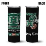 personalized-hawaii-rainbow-warriors-helmet-belt-green-black-skinny-tumbler-best-selling.webp