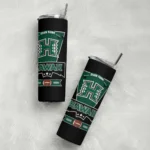 personalized-hawaii-rainbow-warriors-helmet-belt-green-black-skinny-tumbler-best-selling.webp