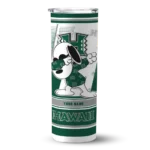 personalized-hawaii-rainbow-warriors-snoopy-dog-green-white-skinny-tumbler-best-selling-2.webp