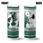 personalized-hawaii-rainbow-warriors-snoopy-dog-green-white-skinny-tumbler-best-selling-2.webp