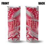 personalized-houston-cougars-helmet-clash-red-skinny-tumbler-best-selling.webp