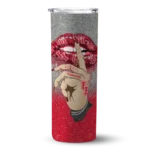 personalized-houston-cougars-sparkle-lips-red-skinny-tumbler-best-selling.webp