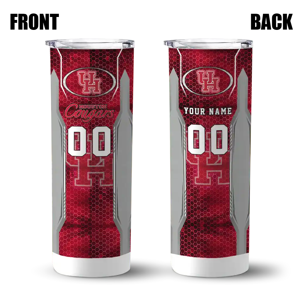 personalized-houston-cougars-stacked-diamond-red-skinny-tumbler-fashion-forward.webp