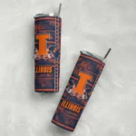 personalized-illinois-fighting-illini-chevron-patch-blue-skinny-tumbler-best-selling.webp