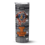 personalized-illinois-fighting-illini-chevron-v-blue-gray-skinny-tumbler-best-selling.webp