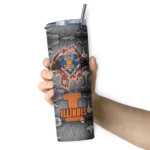 personalized-illinois-fighting-illini-chevron-v-blue-gray-skinny-tumbler-best-selling.webp