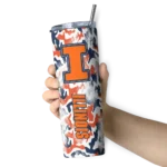 personalized-illinois-fighting-illini-claw-marks-blue-white-skinny-tumbler-best-selling.webp