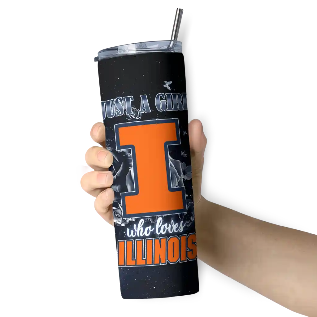 personalized-illinois-fighting-illini-rose-romance-blue-black-skinny-tumbler-premium-grade.webp