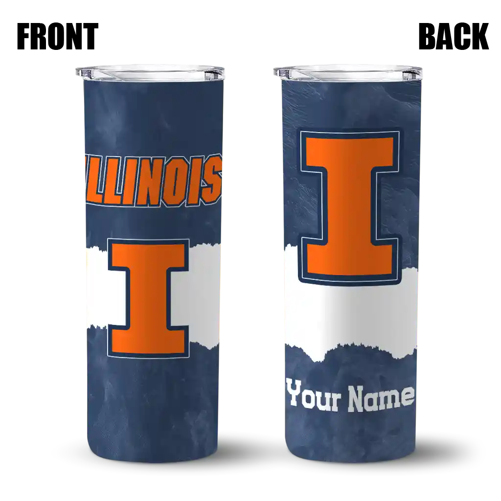 personalized-illinois-fighting-illini-torn-band-blue-white-skinny-tumbler-fashion-forward.webp