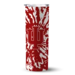personalized-indiana-hoosiers-metallic-grid-red-skinny-tumbler-best-selling.webp