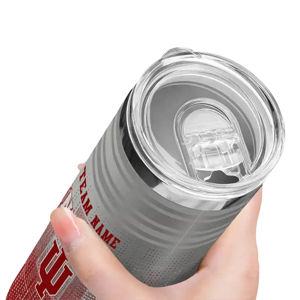 personalized-indiana-hoosiers-swirl-texture-red-skinny-tumbler-high-quality.webp