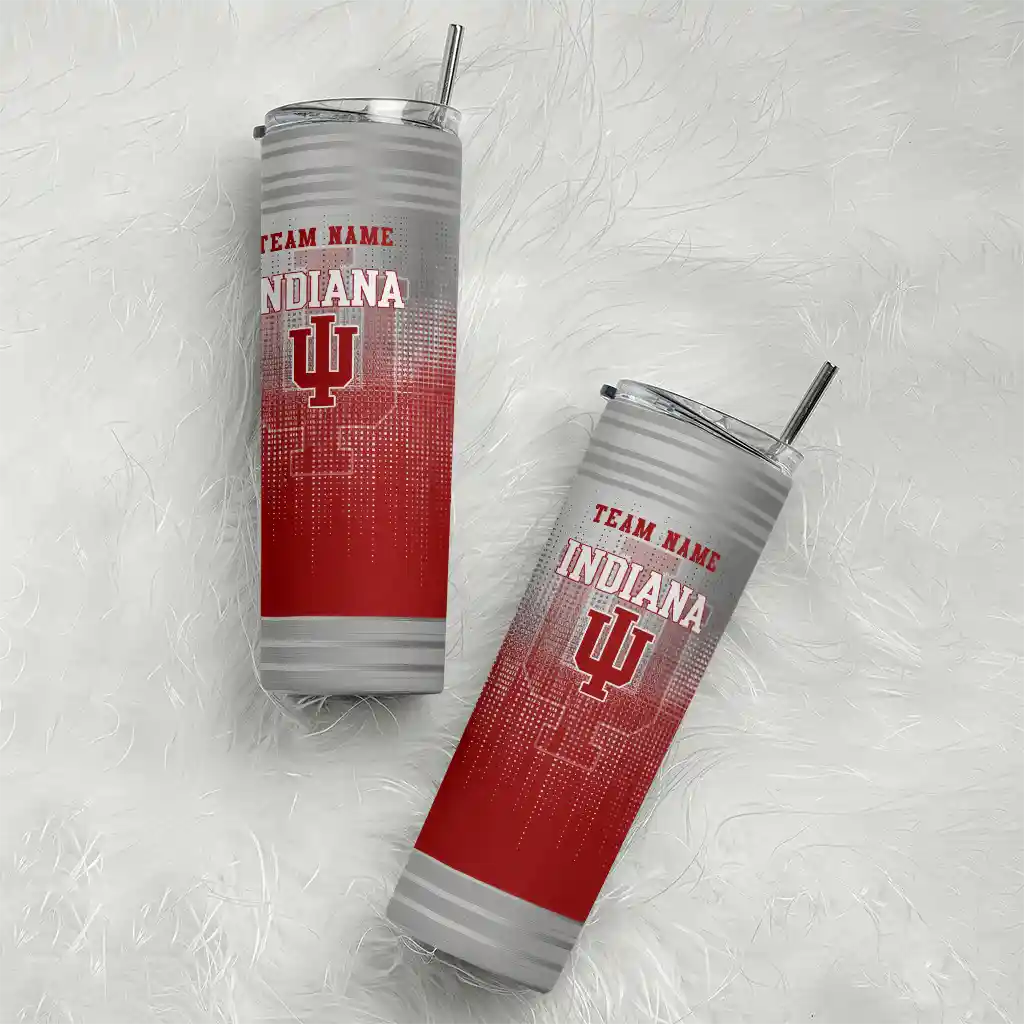 personalized-indiana-hoosiers-swirl-texture-red-skinny-tumbler-top-rated.webp