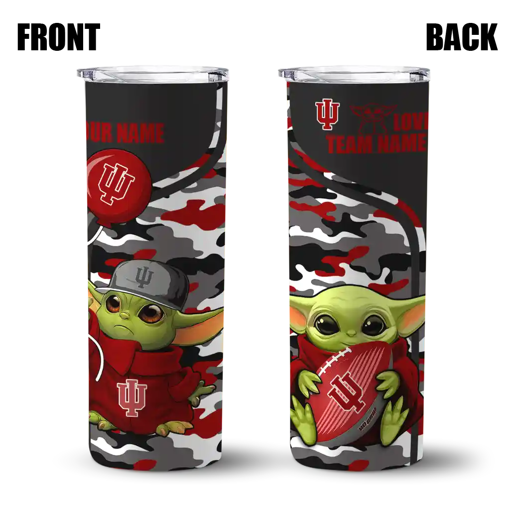 personalized-indiana-hoosiers-yoda-camo-red-black-skinny-tumbler-fashion-forward.webp