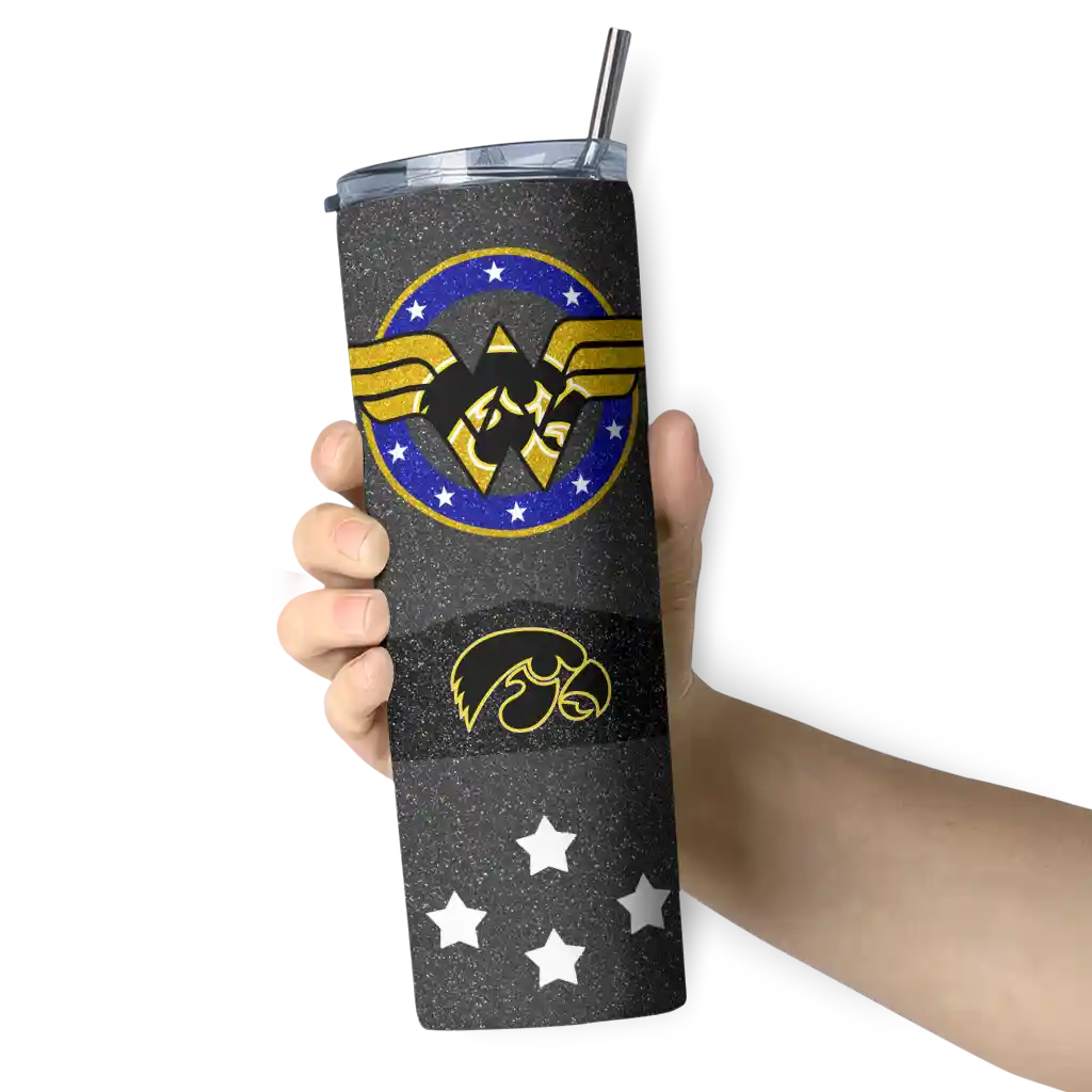 personalized-iowa-hawkeyes-star-cluster-black-skinny-tumbler-premium-grade.webp