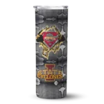 personalized-iowa-state-cyclones-chevron-v-red-gray-skinny-tumbler-best-selling.webp