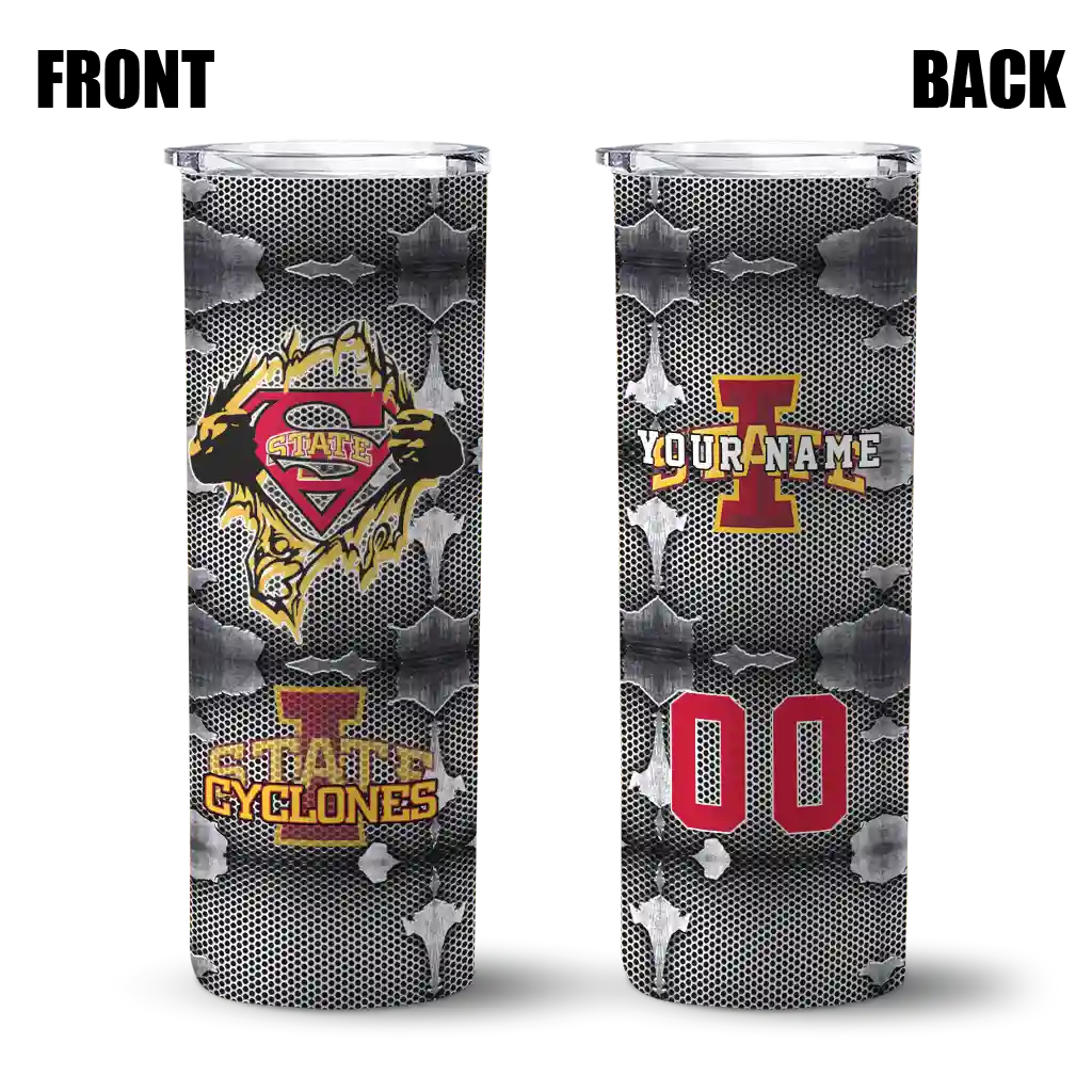 personalized-iowa-state-cyclones-chevron-v-red-gray-skinny-tumbler-fashion-forward.webp
