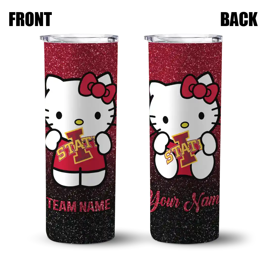 personalized-iowa-state-cyclones-hello-kitty-red-black-skinny-tumbler-fashion-forward.webp
