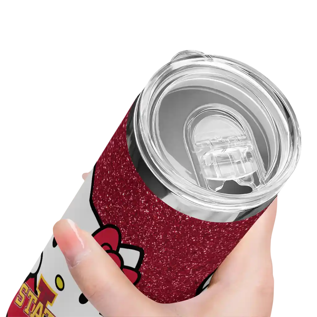 personalized-iowa-state-cyclones-hello-kitty-red-black-skinny-tumbler-high-quality.webp