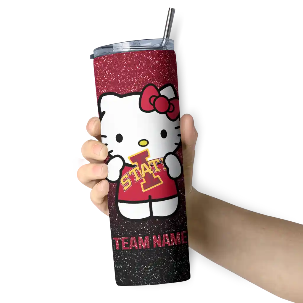 personalized-iowa-state-cyclones-hello-kitty-red-black-skinny-tumbler-premium-grade.webp