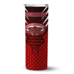 personalized-jacksonville-state-gamecocks-chevron-stripes-red-skinny-tumbler-best-selling.webp