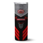 personalized-jacksonville-state-gamecocks-hexagon-honeycomb-red-black-skinny-tumbler-best-selling.webp