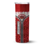personalized-jacksonville-state-gamecocks-sparkle-drip-red-skinny-tumbler-best-selling.webp