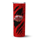 personalized-jacksonville-state-gamecocks-star-pop-red-black-skinny-tumbler-best-selling.webp