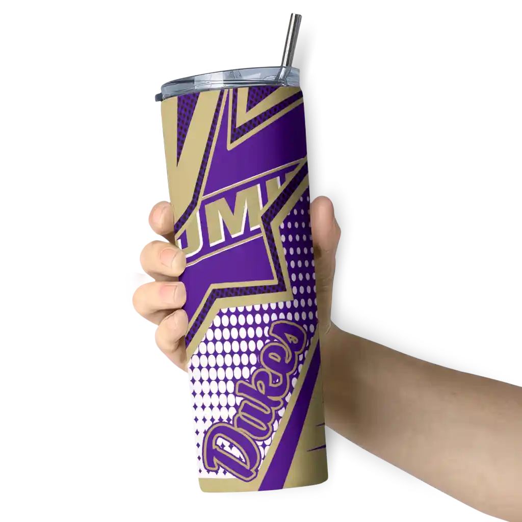 personalized-james-madison-dukes-web-stripes-purple-white-skinny-tumbler-premium-grade.webp