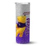 personalized-james-madison-dukes-winnie-the-pooh-purple-gray-skinny-tumbler-best-selling.webp