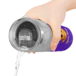 personalized james madison dukes winnie the pooh purple gray skinny tumbler best selling 1 1.webp