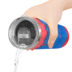 personalized-kansas-jayhawks-pixel-fade-blue-skinny-tumbler-best-selling-1.webp