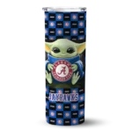 personalized-kansas-jayhawks-yoda-cozy-blue-black-skinny-tumbler-best-selling.webp