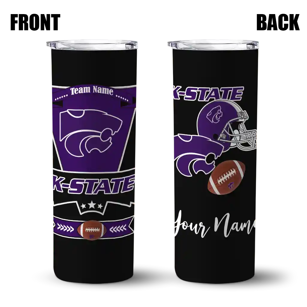 personalized-kansas-state-wildcats-helmet-belt-purple-black-skinny-tumbler-fashion-forward-1.webp