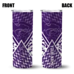 personalized-kansas-state-wildcats-monogram-burst-purple-white-skinny-tumbler-best-selling.webp
