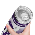 personalized-kansas-state-wildcats-snoopy-dog-purple-white-skinny-tumbler-best-selling.webp