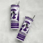 personalized-kansas-state-wildcats-snoopy-dog-purple-white-skinny-tumbler-best-selling.webp
